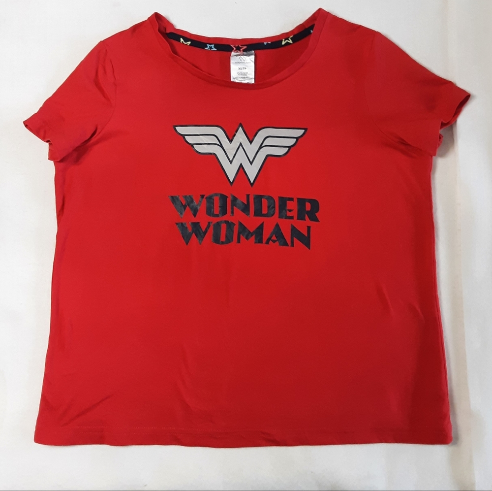 Oversize Red Wonder Woman T-Shirt